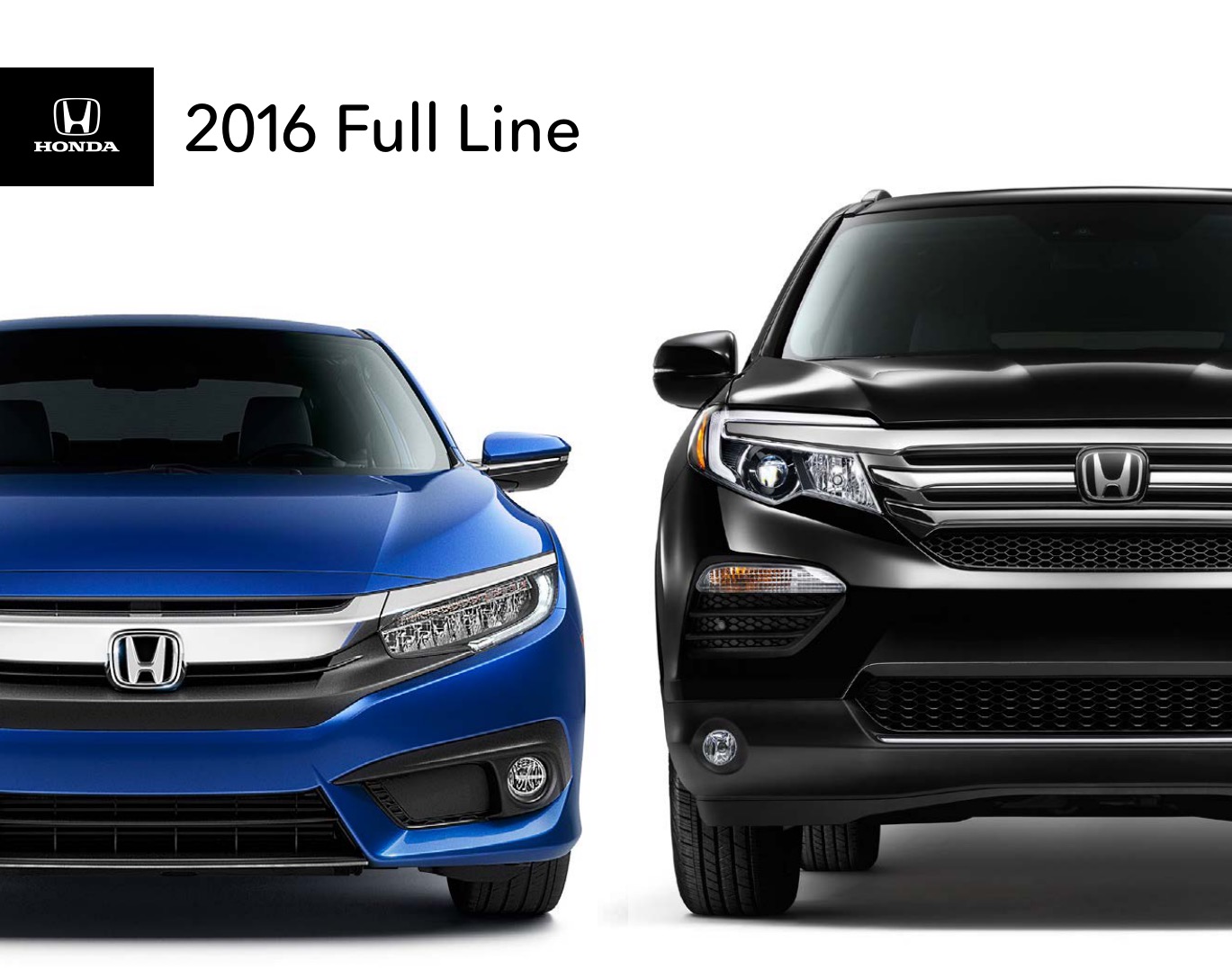 2016 Honda Model Range Brochure